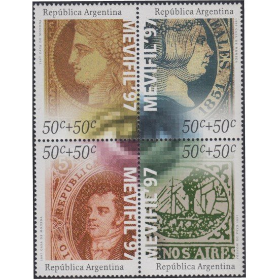 Argentina 1990/93 1997 Mevifil 97 Exp. mundial de recursos informáticos MNH Argentina 1990/93 1997 Mevifil 97 Exp. mundial de recursos informáticos MNH