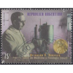 Argentina 2008 1998 Homenaje al Dr. Bernardo A. Houssay Premio Nobel de medicina y psicología usado Argentina 2008 1998 Homenaje al Dr. Bernardo A. Houssay Premio Nobel de medicina y psicología usado
