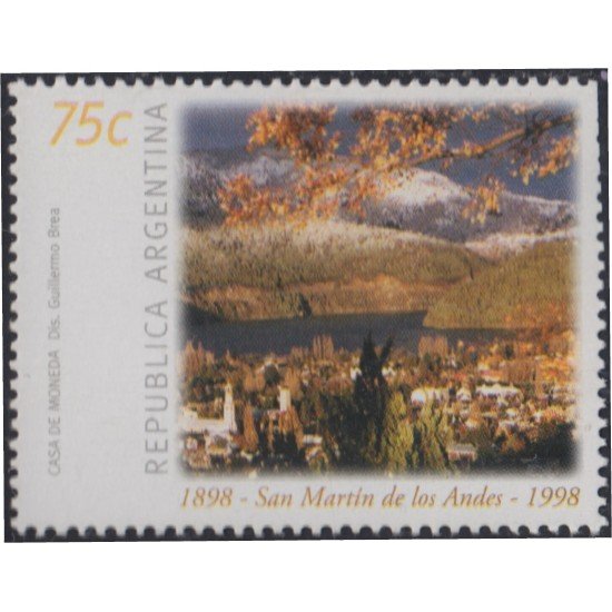 Argentina 2010 1998 Centenario de San Martín en Los Andes MNH Argentina 2010 1998 Centenario de San Martín en Los Andes MNH