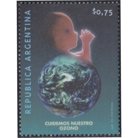 Argentina 2017 1998 Cuidemos nuestro Ozono MNH Argentina 2017 1998 Cuidemos nuestro Ozono MNH