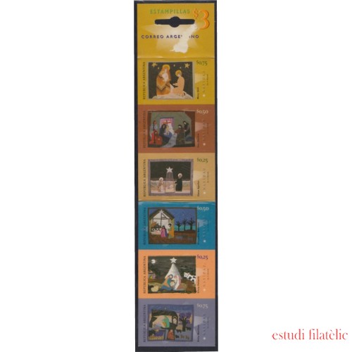 Argentina C2002 1997 Navidad carnet MNH