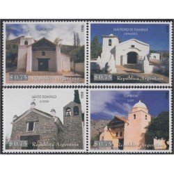 Argentina 2024/27 1998 Capillas Históricas MNH Argentina 2024/27 1998 Capillas Históricas MNH