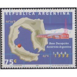 Argentina 2038 1998 Base Decepción Antártica Argentina MNH Argentina 2038 1998 Base Decepción Antártica Argentina MNH