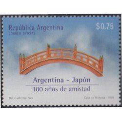 Argentina 2046 1998 100 Años de amistad Argentina-Japón MNH Argentina 2046 1998 100 Años de amistad Argentina-Japón MNH