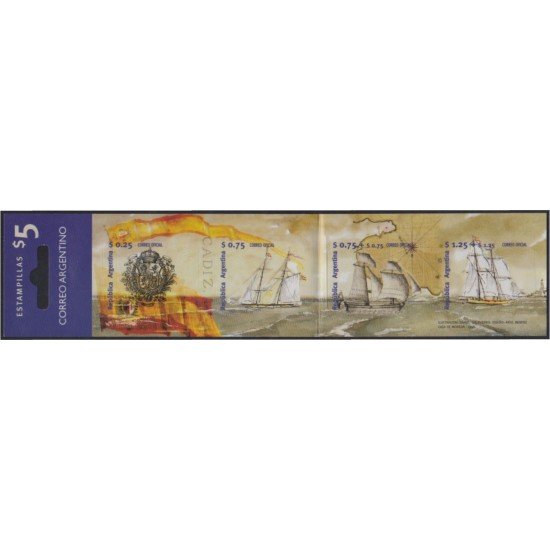 Argentina 2058/61 1998 Espamer 98 Exp. Filatelica Internacional en cartón MNH Argentina 2058/61 1998 Espamer 98 Exp. Filatelica Internacional en cartón MNH