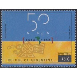 Argentina 2067 1998 50 Años de la Organización de Estados Americanos MNH Argentina 2067 1998 50 Años de la Organización de Estados Americanos MNH