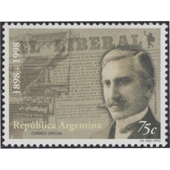 Argentina 2070 1998 Centenario del Diario El Liberal MNH Argentina 2070 1998 Centenario del Diario El Liberal MNH