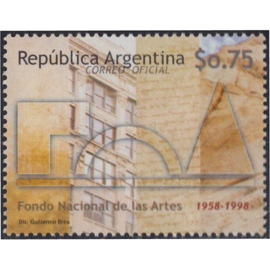 Argentina 2076 1999 50 Años del Fondo Nacional de las Artes MNH Argentina 2076 1999 50 Años del Fondo Nacional de las Artes MNH