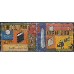 Argentina 2080/81 1999 Feria del Libro usados Argentina 2080/81 1999 Feria del Libro usados