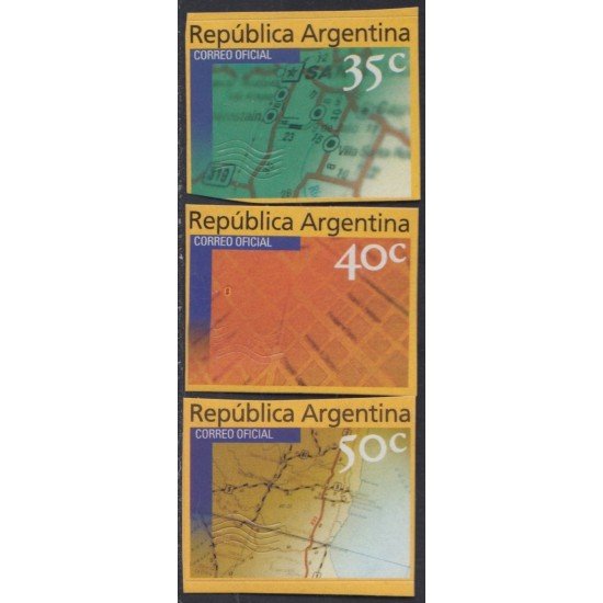 Argentina 2091/93 1999 Serie antigua Cartas autoadhesivos MNH Argentina 2091/93 1999 Serie antigua Cartas autoadhesivos MNH