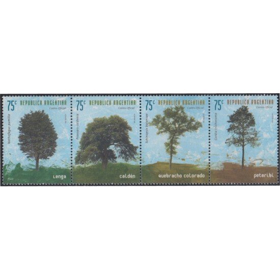 Argentina 2115/18 1999 Flora Árboles Trees MNH Argentina 2115/18 1999 Flora Árboles Trees MNH