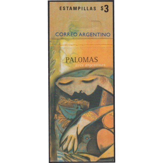Argentina C2156 2000 Fauna Palomas Birds carnet MNH Argentina C2156 2000 Fauna Palomas Birds carnet MNH
