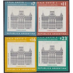 Argentina 2168/71 2000 Serie antigua Palacio de correos MNH Argentina 2168/71 2000 Serie antigua Palacio de correos MNH