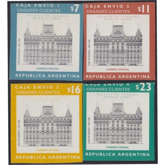 Argentina 2168/71 2000 Serie antigua Palacio de correos MNH