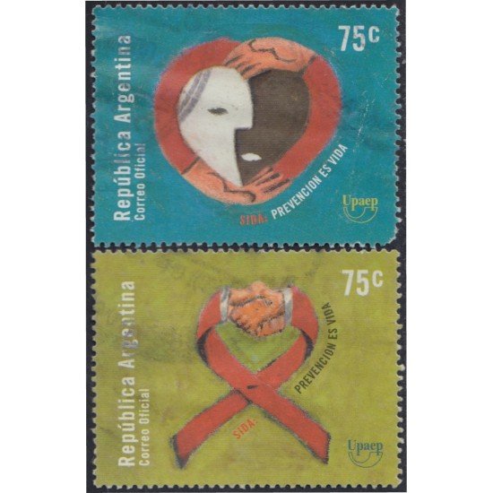 Argentina 2178/79 2000 América UPAEP usados Argentina 2178/79 2000 América UPAEP usados