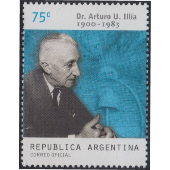 Argentina 2188 2000 Centenario del nacimiento del Presidente Dr Arturo U. Illia MNH