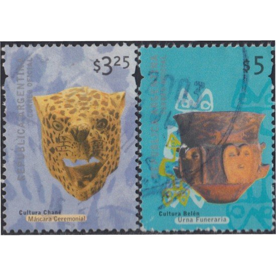 Argentina 2190/91 2000 Objetos tradicionales Arqueología usados Argentina 2190/91 2000 Objetos tradicionales Arqueología usados