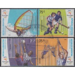 Argentina 2193/96 2000 Juegos olímpicos de Sidney Australia usados Argentina 2193/96 2000 Juegos olímpicos de Sidney Australia usados