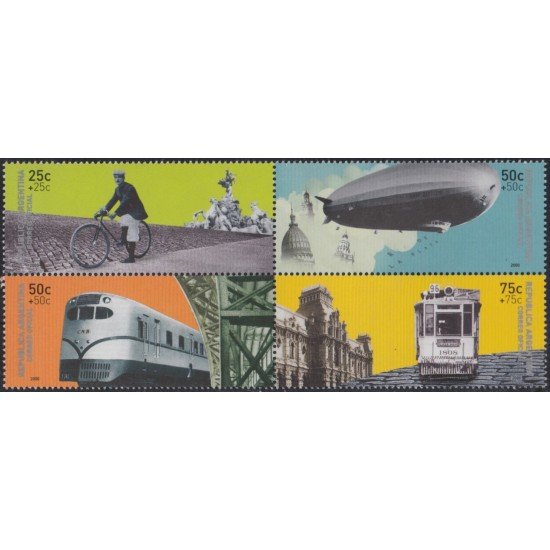 Argentina 2205/08 2000 Medios de transporte MNH Argentina 2205/08 2000 Medios de transporte MNH