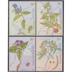 Argentina 2219/22 2000 Flora Plantas medicinales MNH Argentina 2219/22 2000 Flora Plantas medicinales MNH