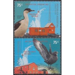 Argentina 2232/33 2001 50 Años de bases argentinas en Antártica MNH Argentina 2232/33 2001 50 Años de bases argentinas en Antártica MNH