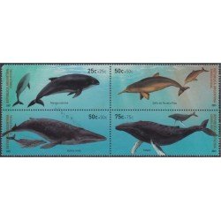 Argentina 2246/49 2001 Fauna Cetáceos MNH Argentina 2246/49 2001 Fauna Cetáceos MNH