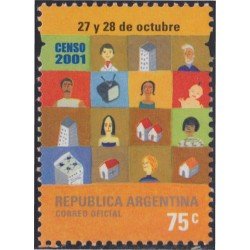 Argentina 2250 2001 Serie Antigua Censo MNH Argentina 2250 2001 Serie Antigua Censo MNH
