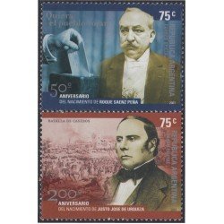 Argentina 2262/63 2001 Personalidades Presidentes de la República MNH Argentina 2262/63 2001 Personalidades Presidentes de la República MNH