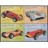Argentina 2264/67 2001 Vehículos de carrera MNH