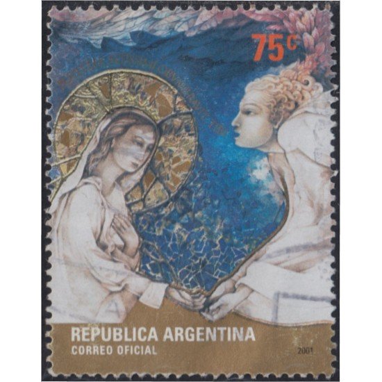 Argentina 2277 2001 Navidad Christmas usado Argentina 2277 2001 Navidad Christmas usado