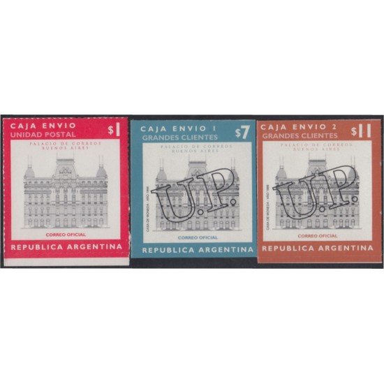 Argentina 2287/89 2001 Palacio de correos MNH Argentina 2287/89 2001 Palacio de correos MNH