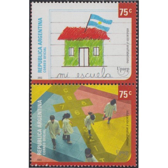 Argentina 2293/94 2002 América UPAEP Educación y Analfabetismo MNH Argentina 2293/94 2002 América UPAEP Educación y Analfabetismo MNH