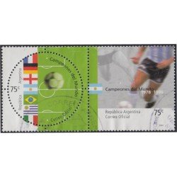 Argentina 2299/00 2002 Copa del mundo de Fútbol usados Argentina 2299/00 2002 Copa del mundo de Fútbol usados