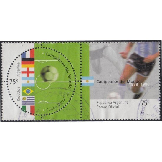 Argentina 2299/00 2002 Copa del mundo de Fútbol usados Argentina 2299/00 2002 Copa del mundo de Fútbol usados