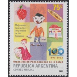 Argentina 2311 2002 Centenario de la organización panamericano de la Salud MNH Argentina 2311 2002 Centenario de la organización panamericano de la Salud MNH