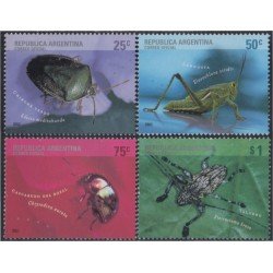 Argentina 2334/37 2002 Fauna Insectos MNH Argentina 2334/37 2002 Fauna Insectos MNH