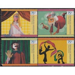 Argentina 2358/61 2002 Marionetas MNH Argentina 2358/61 2002 Marionetas MNH