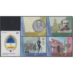 Argentina 2417/21 2003 Conmemoraciones Históricas MNH Argentina 2417/21 2003 Conmemoraciones Históricas MNH