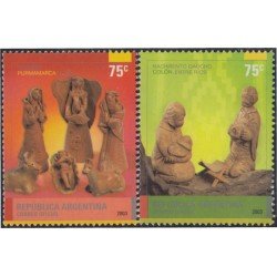 Argentina 2430/31 2003 Navidad Christmas MNH Argentina 2430/31 2003 Navidad Christmas MNH