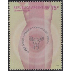 Argentina 2493 2004 Lucha contra el cáncer de colon y de útero MNH Argentina 2493 2004 Lucha contra el cáncer de colon y de útero MNH