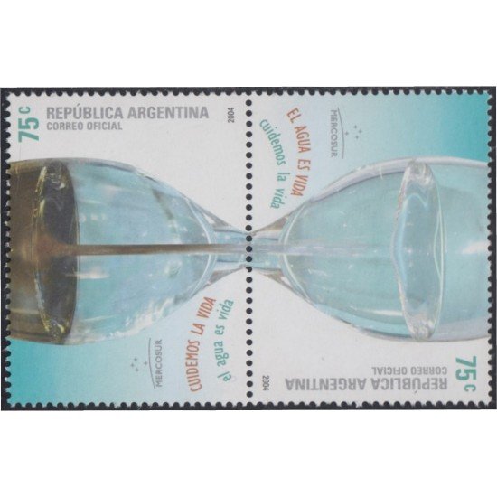 Argentina 2494/95 2004 Mercosur El agua, un recurso para proteger MNH Argentina 2494/95 2004 Mercosur El agua, un recurso para proteger MNH