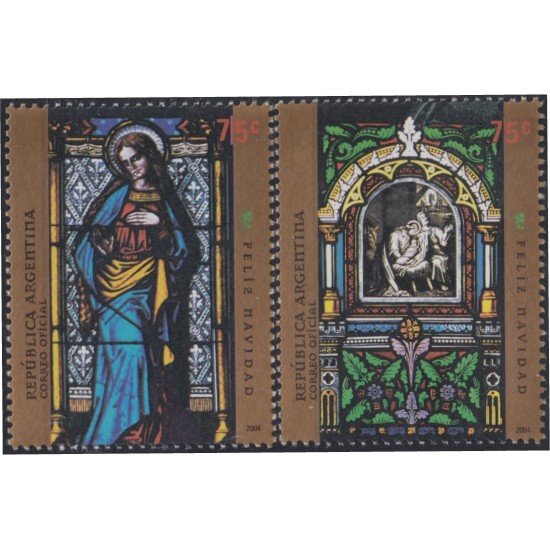 Argentina 2496/97 2004 Navidad Christmas MNH Argentina 2496/97 2004 Navidad Christmas MNH