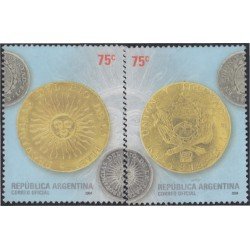 Argentina 2498/99 2004 Numismática usados Argentina 2498/99 2004 Numismática usados