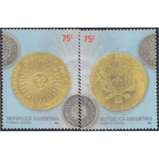 Argentina 2498/99 2004 Numismática usados Argentina 2498/99 2004 Numismática usados