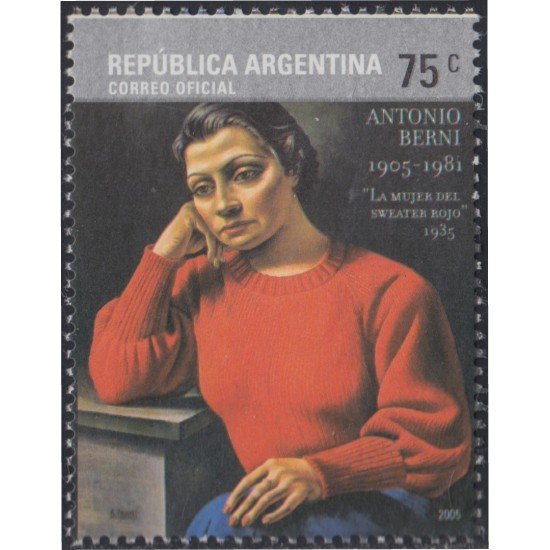 Argentina 2509 2005 Arte Homenaje al pintor Antonio Berni MNH Argentina 2509 2005 Arte Homenaje al pintor Antonio Berni MNH