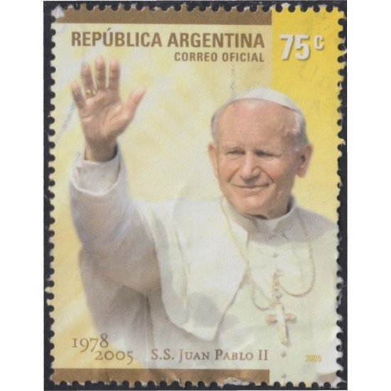 Argentina 2518 2005 Personalidad A la Memoria de S.S Juan Pablo II usado