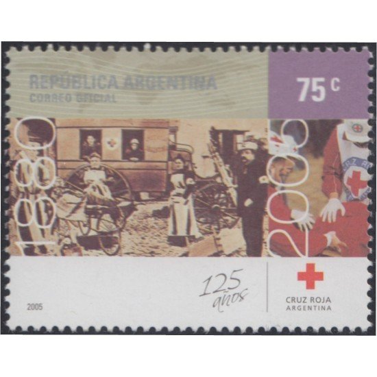 Argentina 2527 2005 125º Aniversario de la Cruz Roja Argentina MNH Argentina 2527 2005 125º Aniversario de la Cruz Roja Argentina MNH