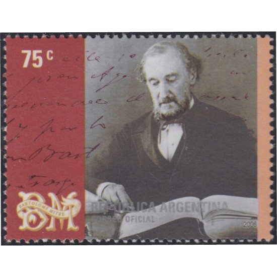 Argentina 2569 2006 Personalidad Bartolomé Mitre MNH