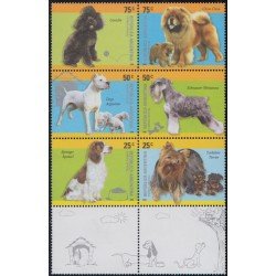Argentina 2594/99 2006 Fauna Perros Dogs MNH Argentina 2594/99 2006 Fauna Perros Dogs MNH