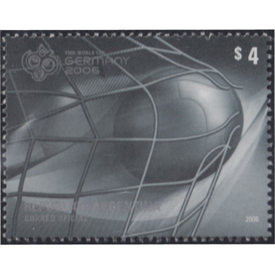 Argentina 2600 2006 Copa del Mundo de Fútbol 2006 en Alemania MNH